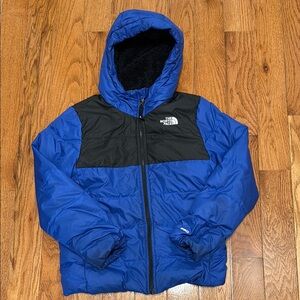 The North Face Kids Blue and Black Jacket